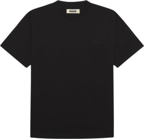 Woodbird Wbjuno Base Tee Kvinde Black Kortærmede T-shirts Str L - hos ...