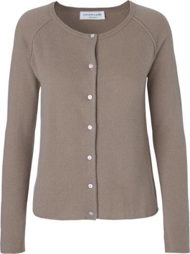 Rosemunde Wool & Cashmere Cardigan Kvinde Dark Sand Cardigans Str L Ca...