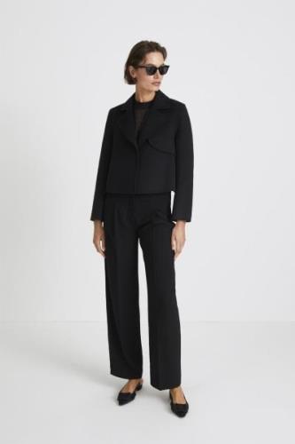 Stylein Boville Trousers Kvinde Black Bukser Med Lige Ben Str L - hos ...