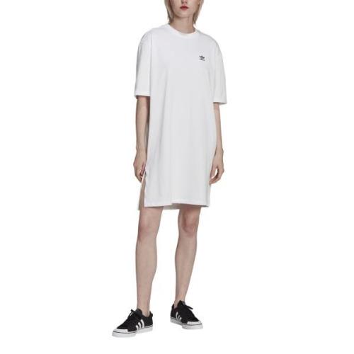 adidas Originals TEE Dress Kvinde Hvid Korte Kjoler Str 36 - hos Magas...