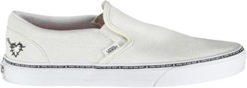 Vans ua Classic Slipon Mand Light Gray/white Sneakers Str 43 - hos Mag...