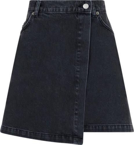 Neo Noir Kendra D Skirt Kvinde Sort Korte Nederdele Str 40 - Denim hos...