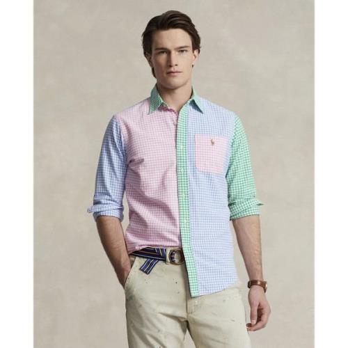 Polo Ralph Lauren Classic Oxfordclbdpppks Mand 6347 Gingham Funshirt L...