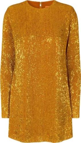 Stine Goya Odis, 1829 Sequins Jersey Kvinde Gold Korte Kjoler Str L - ...