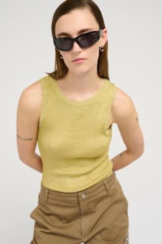 Gestuz Silvigz top Kvinde Corn Yellow Tanktoppe Str L - hos Magasin