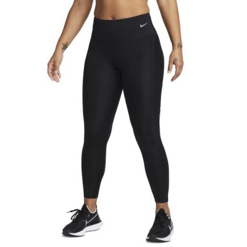 Nike Drifit Fast Mid-rise 7/8 Løbetights S - Tights Polyester hos Maga...