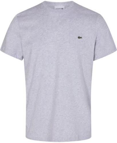 Lacoste Short Sleeved Crew Neck Teeshirt Mand Grå Kortærmede T-shirts ...