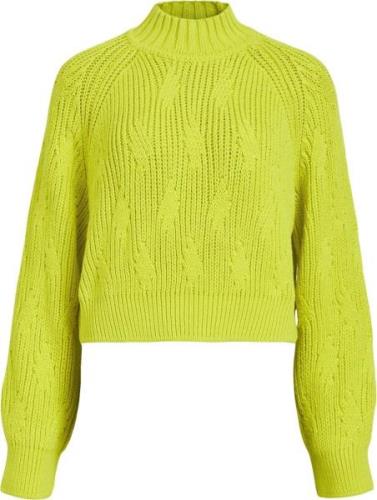 Object Objapril L/S Oneck Knit Pullover 1 Kvinde Evening Primrose Swea...