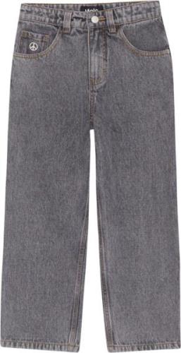 Molo Aska Str 13 år / 158 cm - Sort Jeans Bomuld hos Magasin