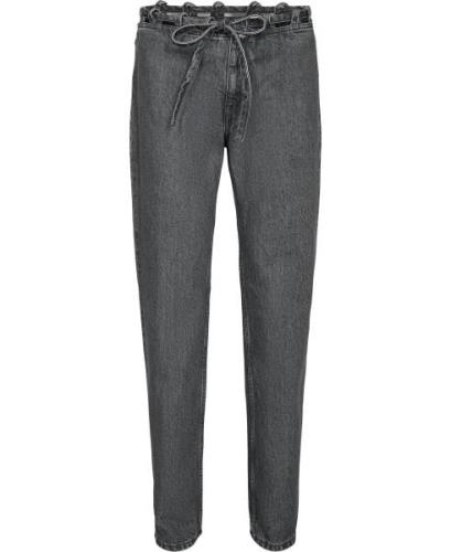 Filippa K Lace Waist Jeans Kvinde Mid Grey W Bukser Med Smalle Ben Str...