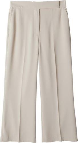 Stylein Bonita Trousers Kvinde Cream Bukser Med Brede Ben Str L - hos ...