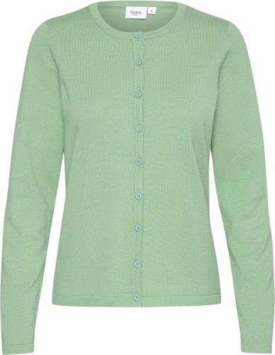 Saint Tropez A8661, Milasz Rneck Cardigan Kvinde Zephyr Green Cardigan...