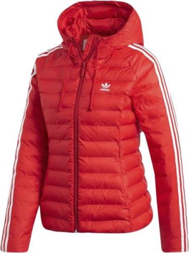 adidas Slim Jacket Kvinde Red Overgangsjakker Str 34 - Polyester hos M...