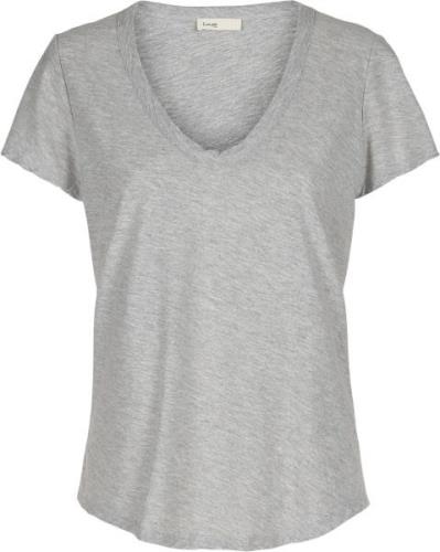 Levete room ANY 2 Kvinde Light Grey Melange Kortærmede T-shirts Str L ...