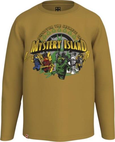 LEGO kidswear/LEGO børnetøj M12010592 T-shirt LS Str 128 cm - Mustard ...