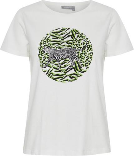 Fransa Frsuni TEE 2 Kvinde Blanc De Blanc Mix Kortærmede T-shirts Str ...