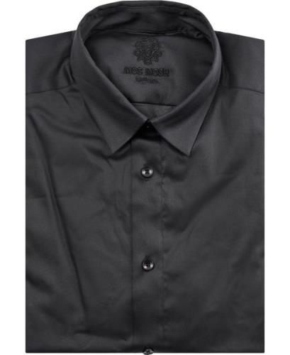 Mos Mosh Gallery Manny Stretch Shirt Mand Black Langærmede Skjorter St...