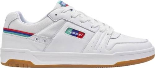 Hummel Stockholm lxe Archive Mand White/virids Sneakers Str 41 - Læder...