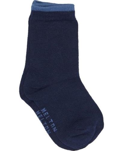 Melton Numbers 5pack Socks - Boys Str 27-30 - Blå Strømper hos Magasin