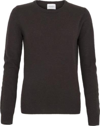 SPARKZ Copenhagen Pure Cashmere Oneck Pullover Kvinde Coffee Sweaters ...