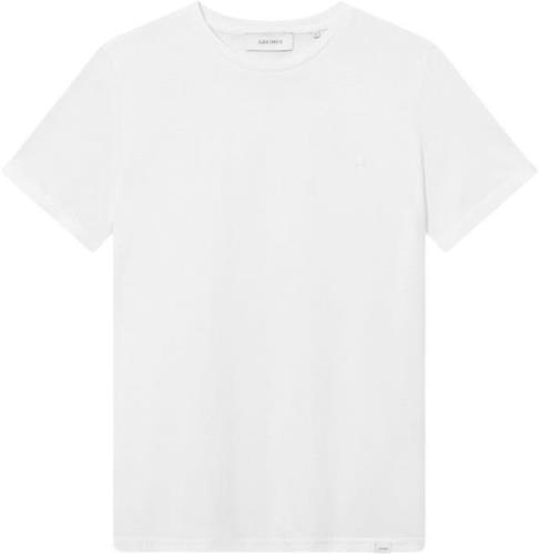 Les Deux Nørregaard Tshirt Tonal Mand Hvid Kortærmede T-shirts Slim Fi...