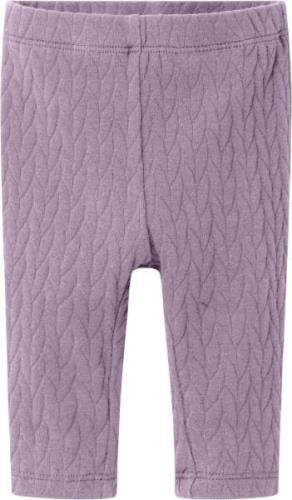 Name It Nbfsolie Quilt Legging Str 68 - Lavender Mist Leggings hos Mag...