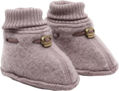 Mikk-Line Wool Footies Twilight Mauve Hjemmesko Str 86/92Y - Uld hos M...