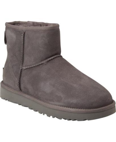 UGG Classic Mini II Støvle Kvinde Grey Vinterstøvler Str 36 - hos Maga...