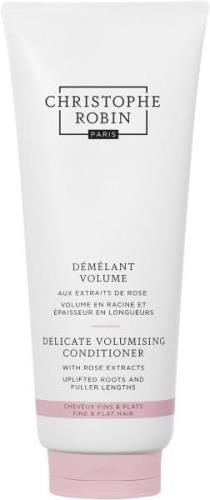 CHRISTOPHE ROBIN Delicate Volumising Conditioner Rose Extracts 200 ml ...