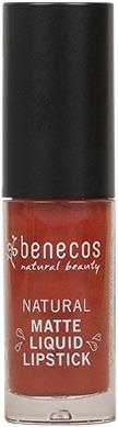 Benecos Liquid Lipstick Desert Rose 5 ml - Læbestift hos Magasin