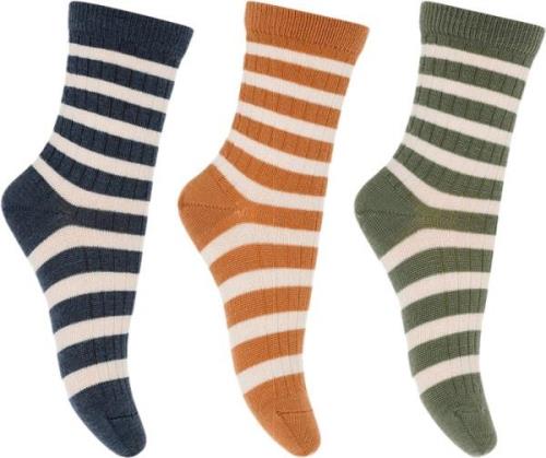 mpKids Elis Socks 3-pack Str 29/32 - Meerkat Strømper Uld hos Magasin