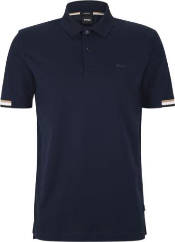 BOSS Parlay 147 Mand Dark Blue Kortærmede Poloer Str L - hos Magasin