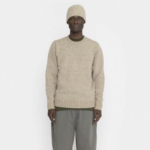 RVLT / Revolution Knit Sweater Mand Offwhite Sweaters Regular Fit Str ...