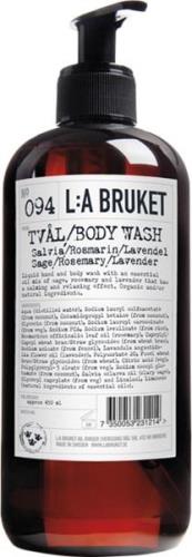 L:a Bruket Hand & Body Wash Sage/rosemary/lavender 450 ml. 450 ml - Sh...