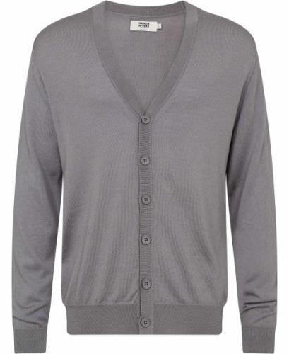 Magasin Morgan 3 100% RWS Merino Wool Mand Ultimate Gray Cardigans Str...