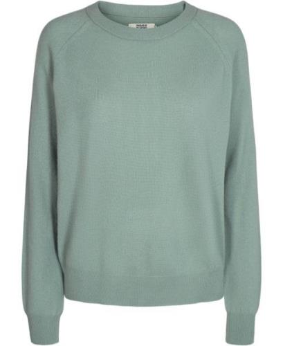 Magasin Mabel 2 Strik Sweater 100% Cashmere Kvinde Green Mint Sweaters...