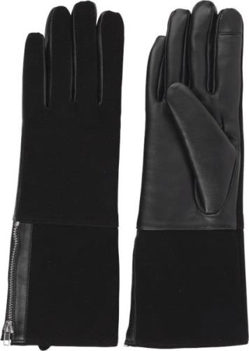 Lovelies Cremona Feminine ZIP Leather Gloves W/ Shearling Lining L - H...