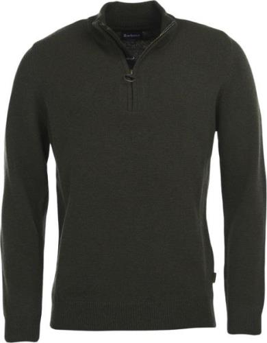 Barbour Barbour Holden Half Zip Mand Ol91 Turtlenecks Str L - Uld hos ...