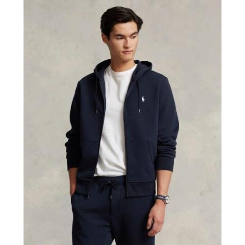 Polo Ralph Lauren Doubleknit Full-zip Hoodie Mand Blå Hoodies Str L - ...