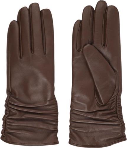 Lovelies Asti Feminine Leather Gloves With Cashmere Lining L - Handske...