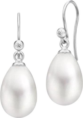 Julie Sandlau Afrodite Earrings Rhodium One size - Ørehænger hos Magas...