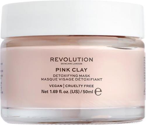 Revolution Revolution Skincare Pink Clay Detoxifying Face Mask 50 ml -...