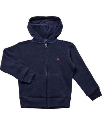 Polo Ralph Lauren Fleece Fullzip Hoodie Str 4 År - Blå Hættetrøjer Bom...