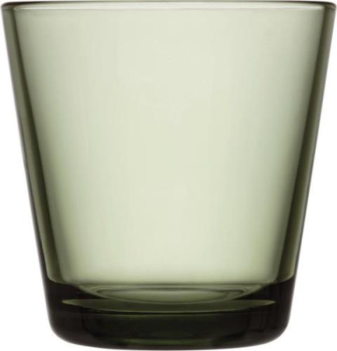 Iittala Kartio Drikkeglas 21cl Pine Green 2 stk Fyrregrøn - Vandglas G...