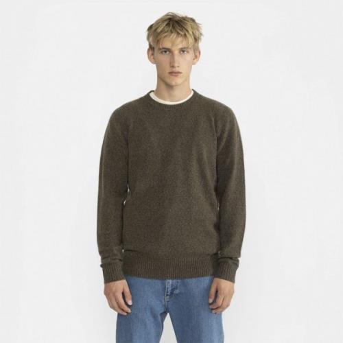 RVLT / Revolution Knit Sweater Mand Brown Sweaters Str L - Akryl hos M...