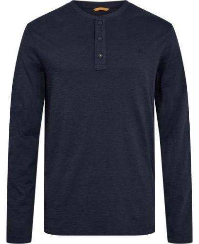 Camel Active NOS Henley 1/1arm Mand Night Blue Langærmede T-shirts Str...