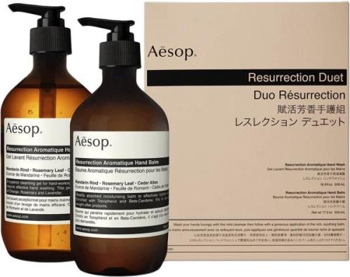 Aesop Resurrection Duet Kit - Hudplejesæt hos Magasin