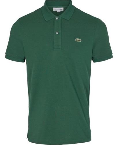 Lacoste Short Sleeved Ribbed Collar Shirt Mand Green Kortærmede Poloer...