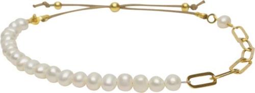 BeChristensen Amelia Bracelet Freshwater Pearl Gold One Size - Perlear...