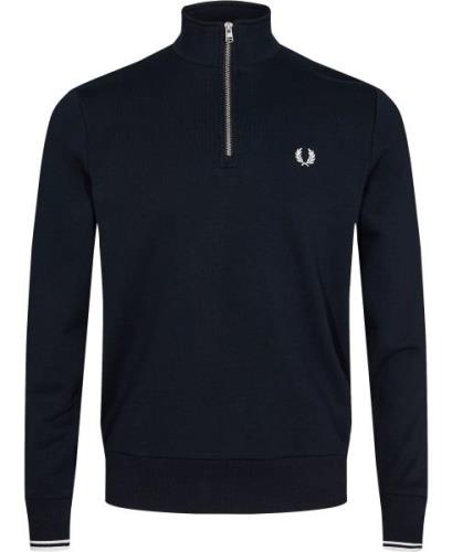 Fred Perry M3574 Mand Navy Turtlenecks Str L - Bomuld hos Magasin